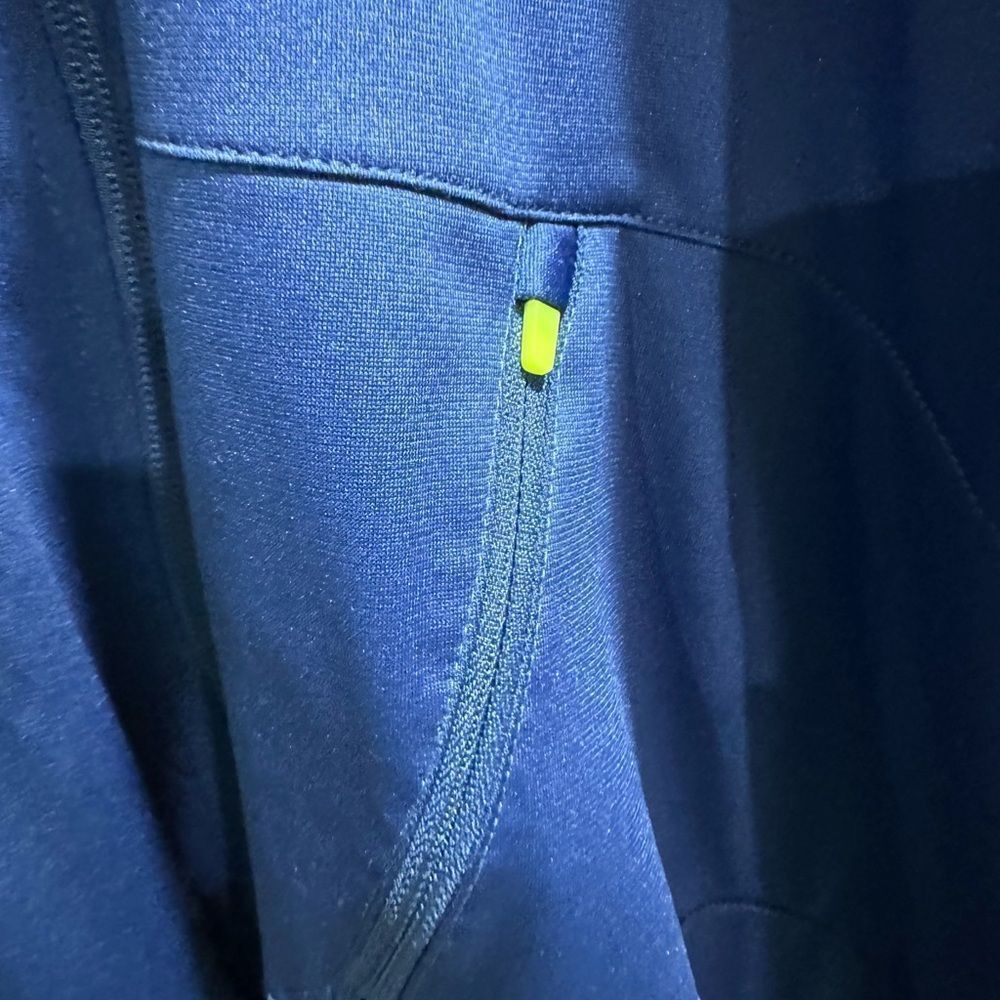 Nike Men's Dri-Fit Strike Full Zip Hooded Jacket, Navy, XL - Picture 7 of 7